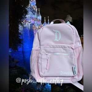 🏰 Disneyland Parks “D” Logo Mini Backpack, NWT